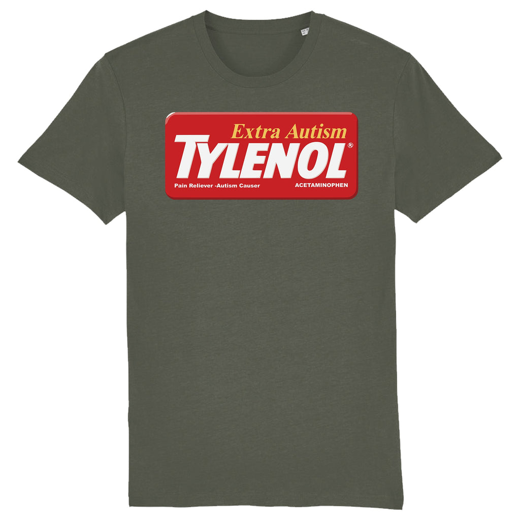 Tylenol Extra Autism Paracetamol Trump Funny T-Shirt US