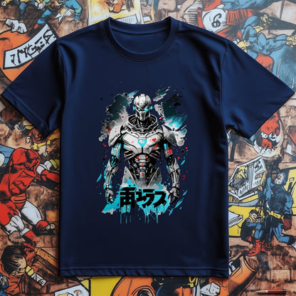 Cyborg Anime Skeleton T-shirt