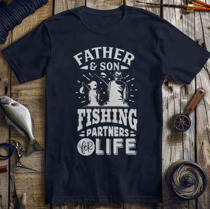Father and Son Fishing Adventure T-Shirt