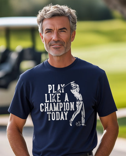 Golf 24 Swing into t-shirt