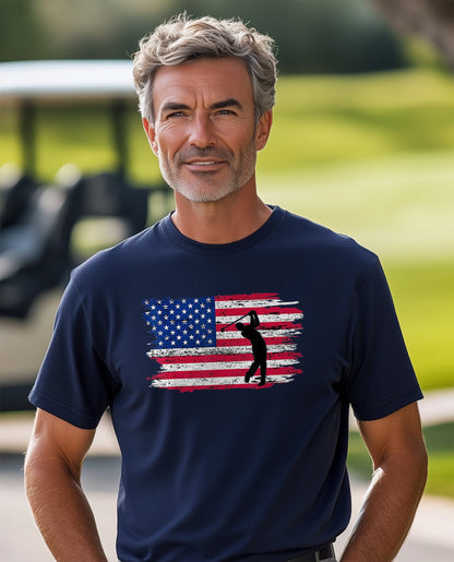 Swingin Freedom American Flag t-shirt
