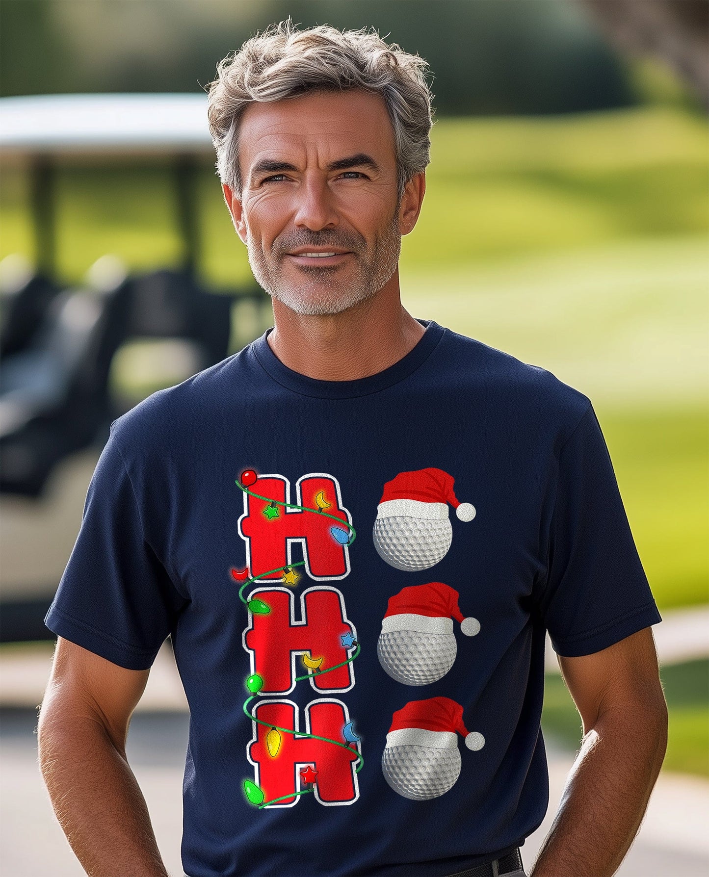 Ho-Ho-Hole in One! Santa Golf t-shirt