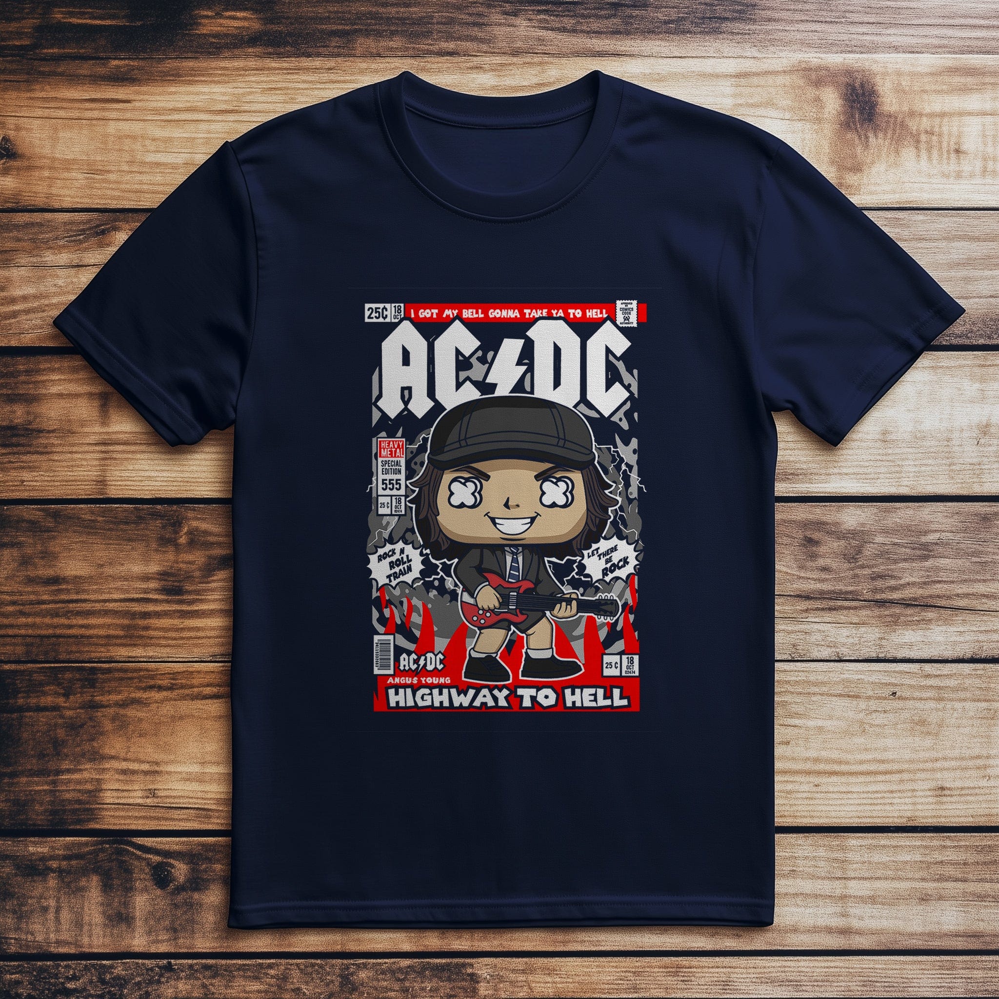 AC/DC Angus Young T-shirt – Togsy