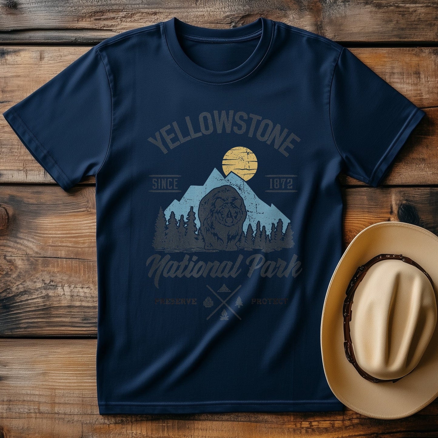 Yellowstone Park Trees 8 T-Shirt