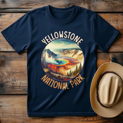 Yellowstone Park Circle T-Shirt