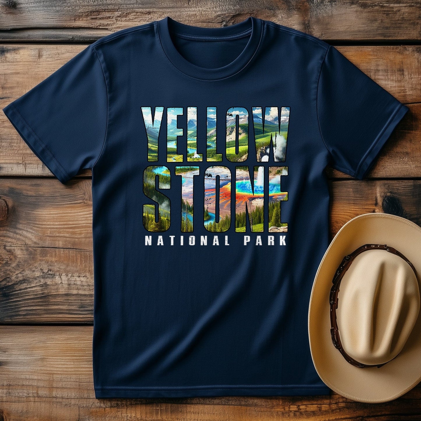 Yellowstone Text Fill