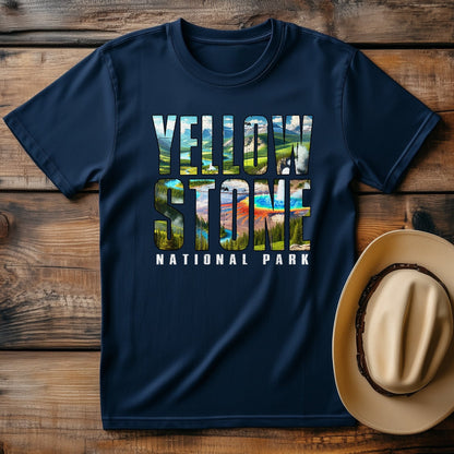 Yellowstone Text Fill