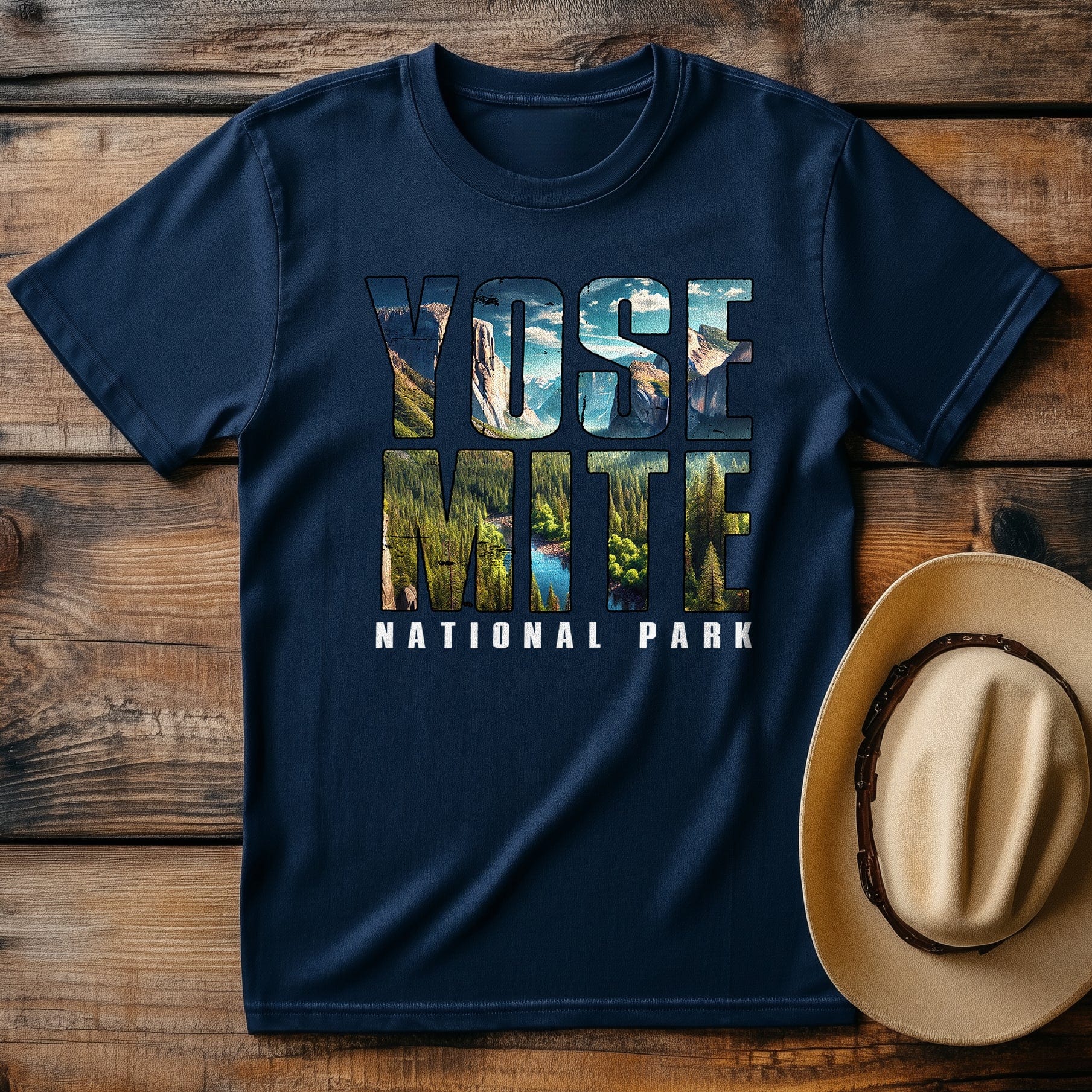 Yosemite Text Inlay 12 T-Shirt