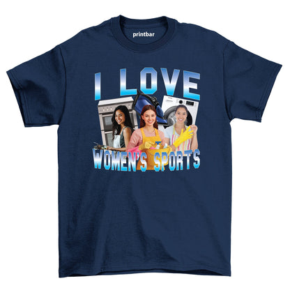 I Love Women's Sports Shirt
