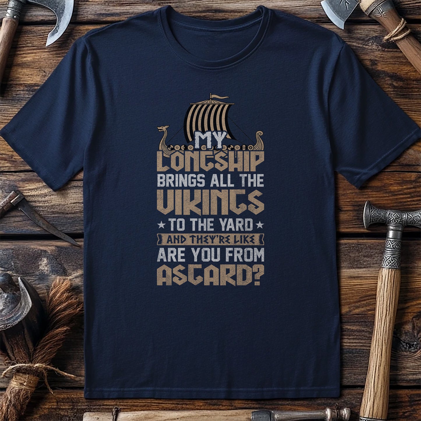 My Longship Brings All The Vikings T-Shirt