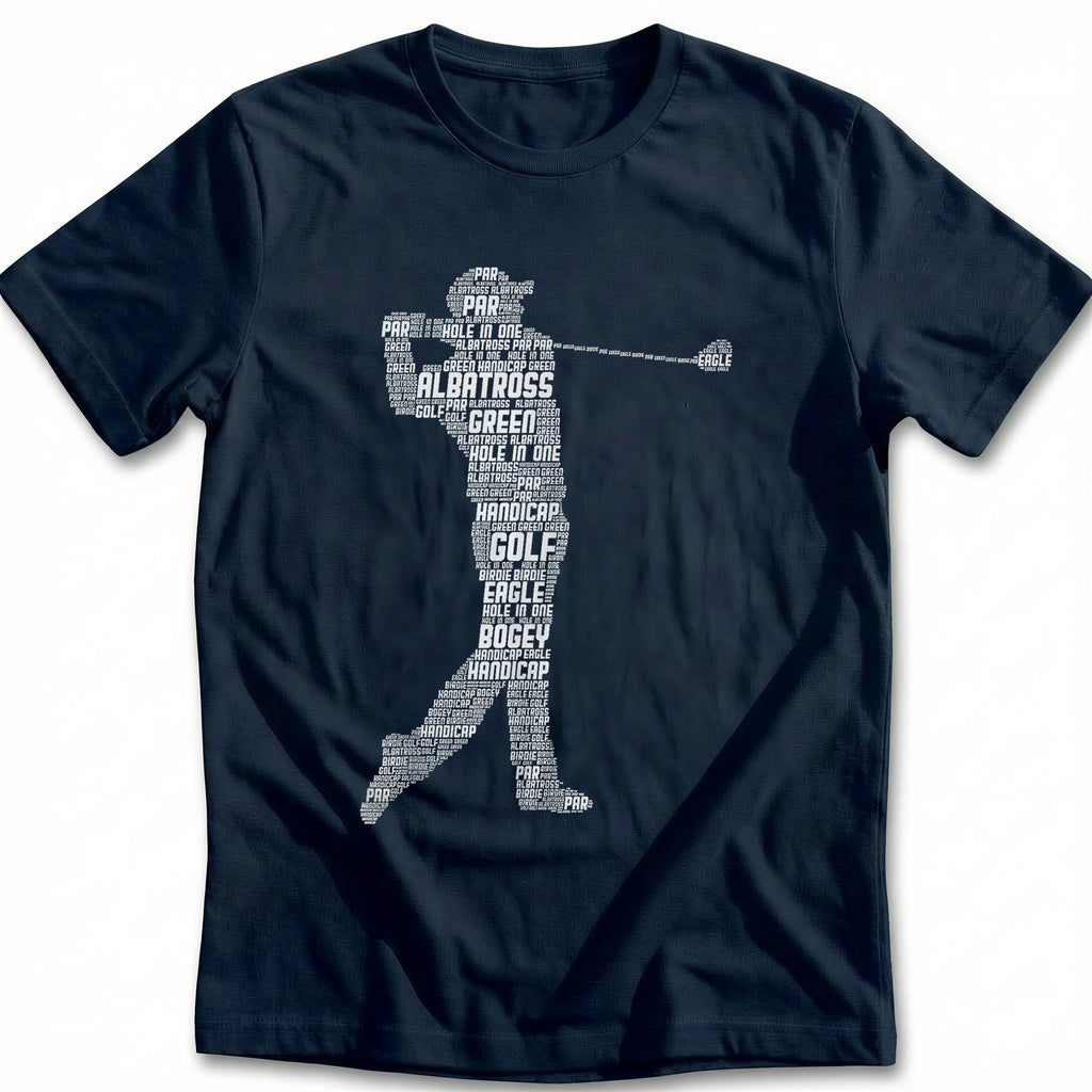 GOLF GOLFER TEXT 028 T Shirt