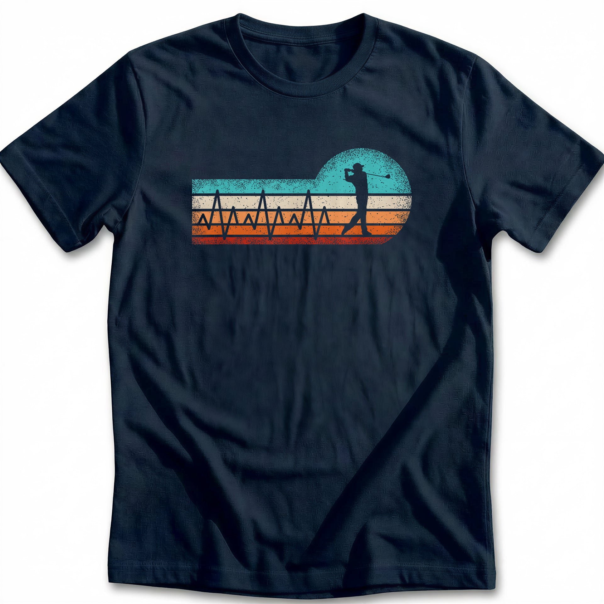 RETRO GOLF HEARTBEAT 028 T Shirt