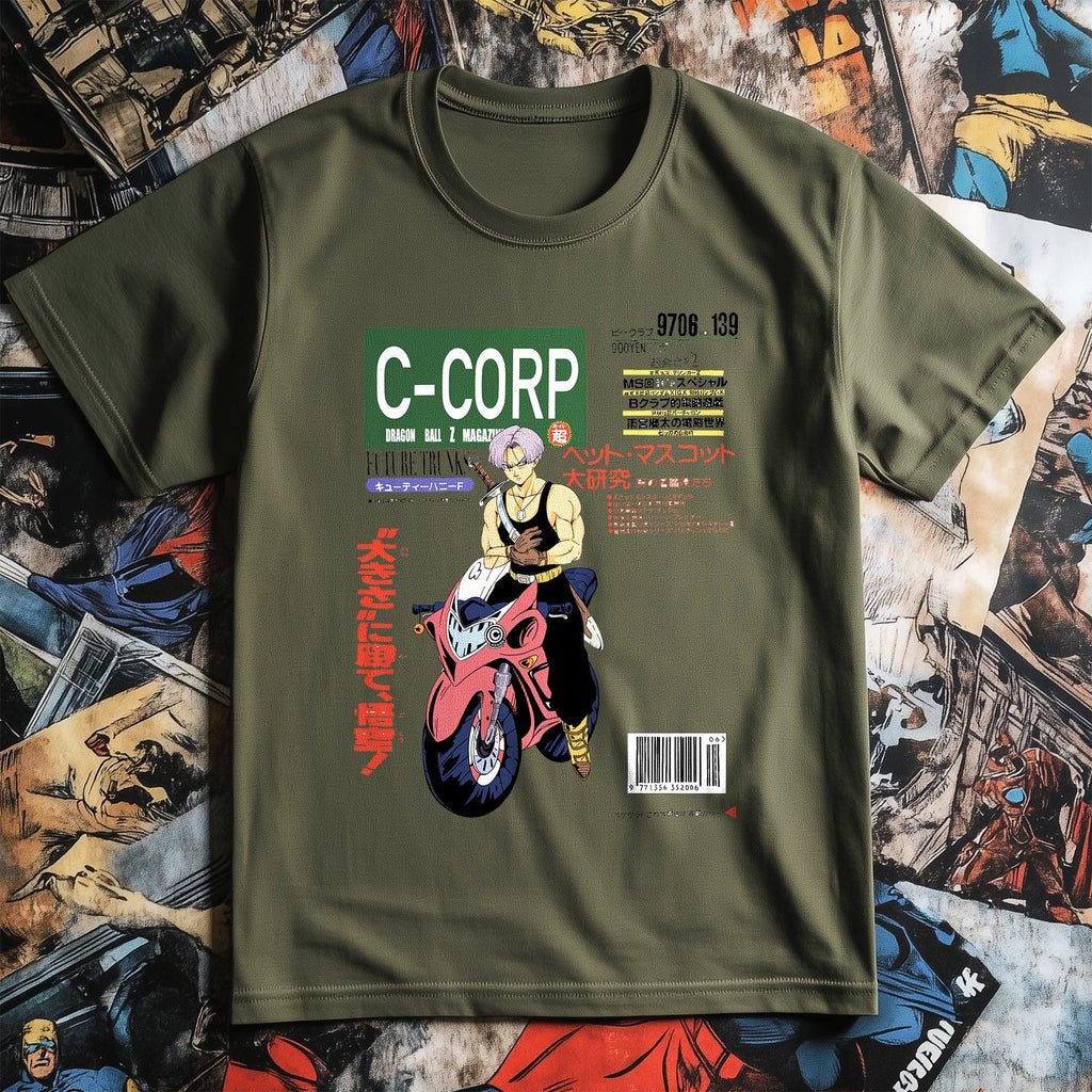 DBZ 15 Motorcycle Madness Trunks T-shirt