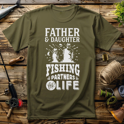 Father and Daughter Fishing T-Shirt