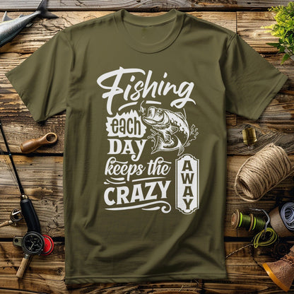 Fishing Each Day Reel in T-Shirt