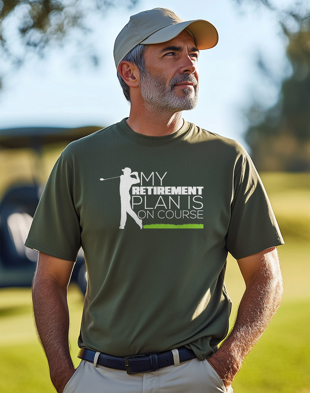 My Retirement Plan Is On Course 2 t-shirt
