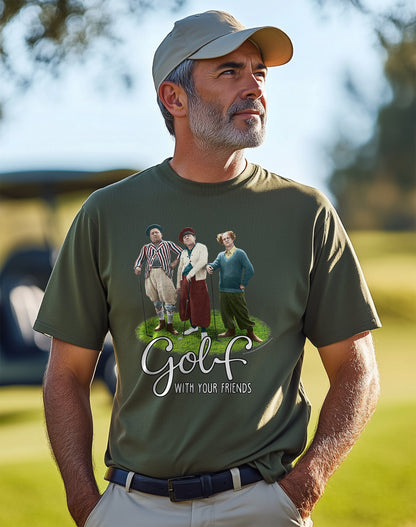 TTS - The Three Stooges Golf with your Friends t-shirt