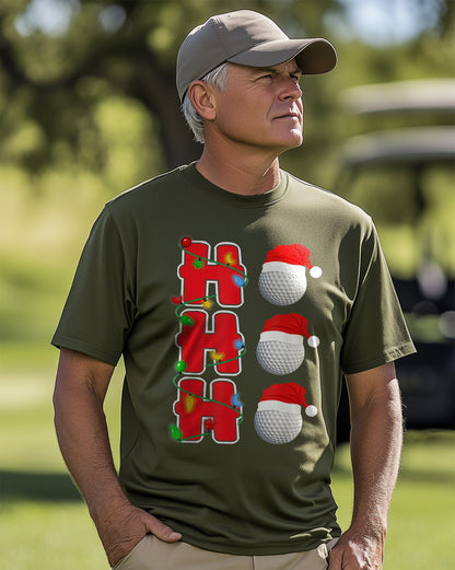 Ho-Ho-Hole in One! Santa Golf t-shirt