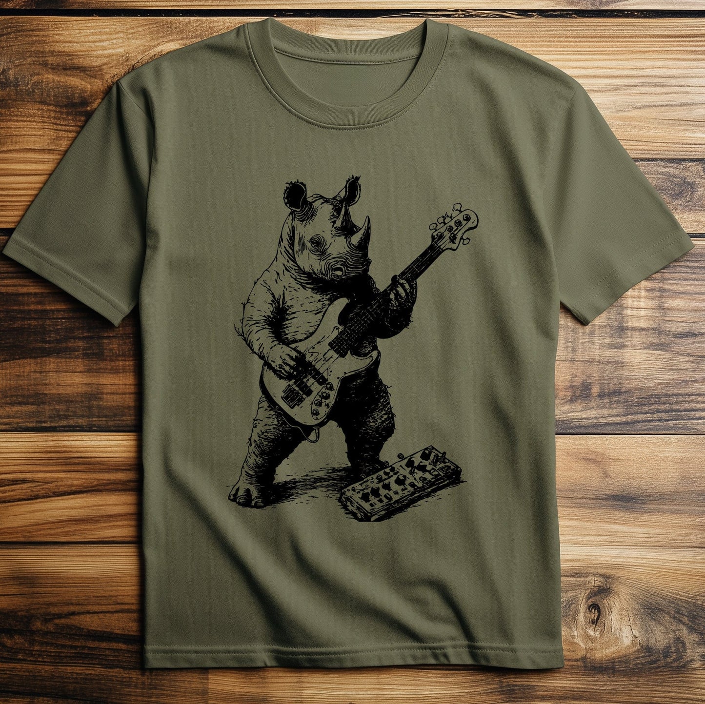 Rhino Guitar - T-Shirt