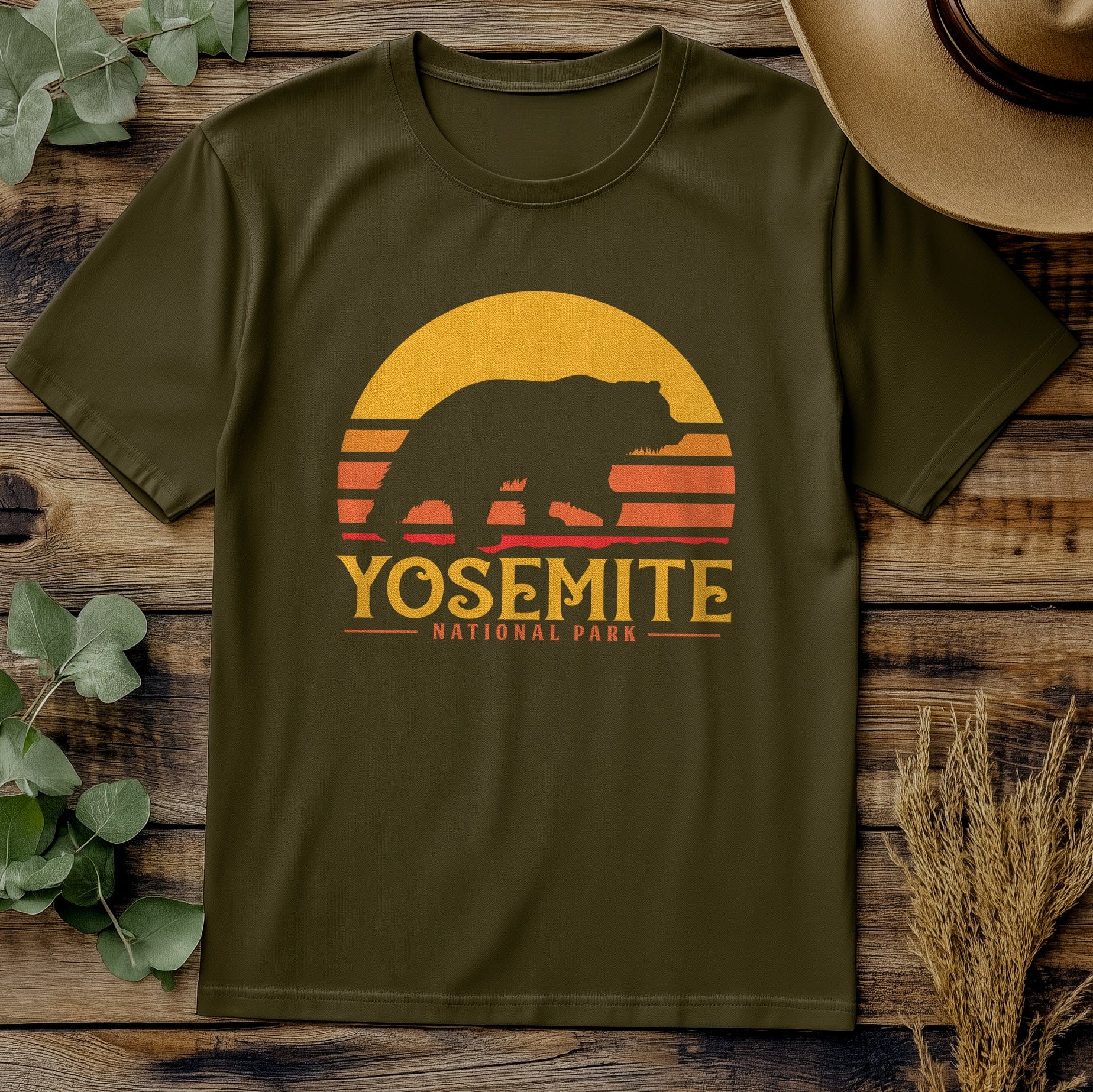 Yosemite Bear Sunset 8 T-Shirt