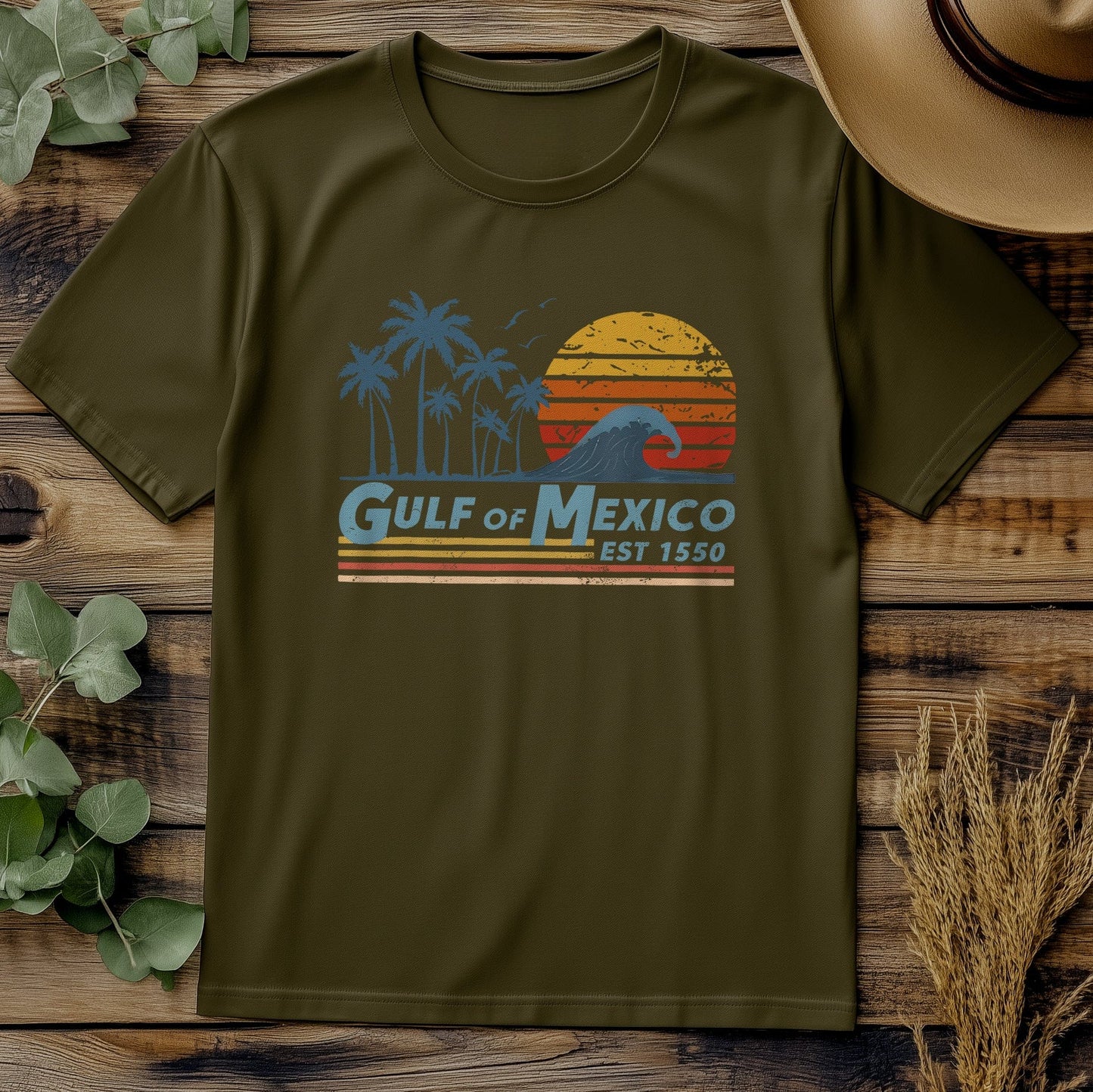 Gulf Of Mexico Palms T-Shirt