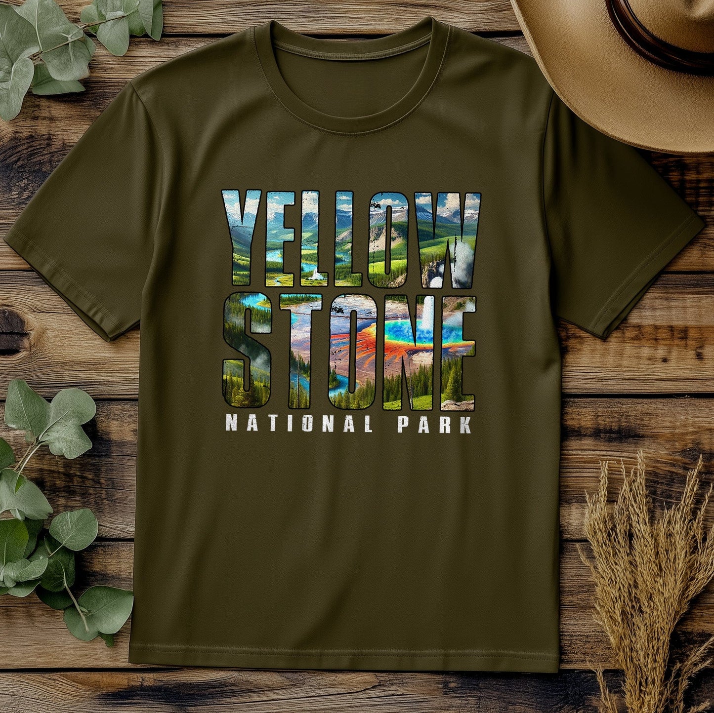 Yellowstone Text Fill