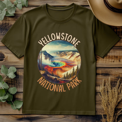 Yellowstone Park Circle T-Shirt