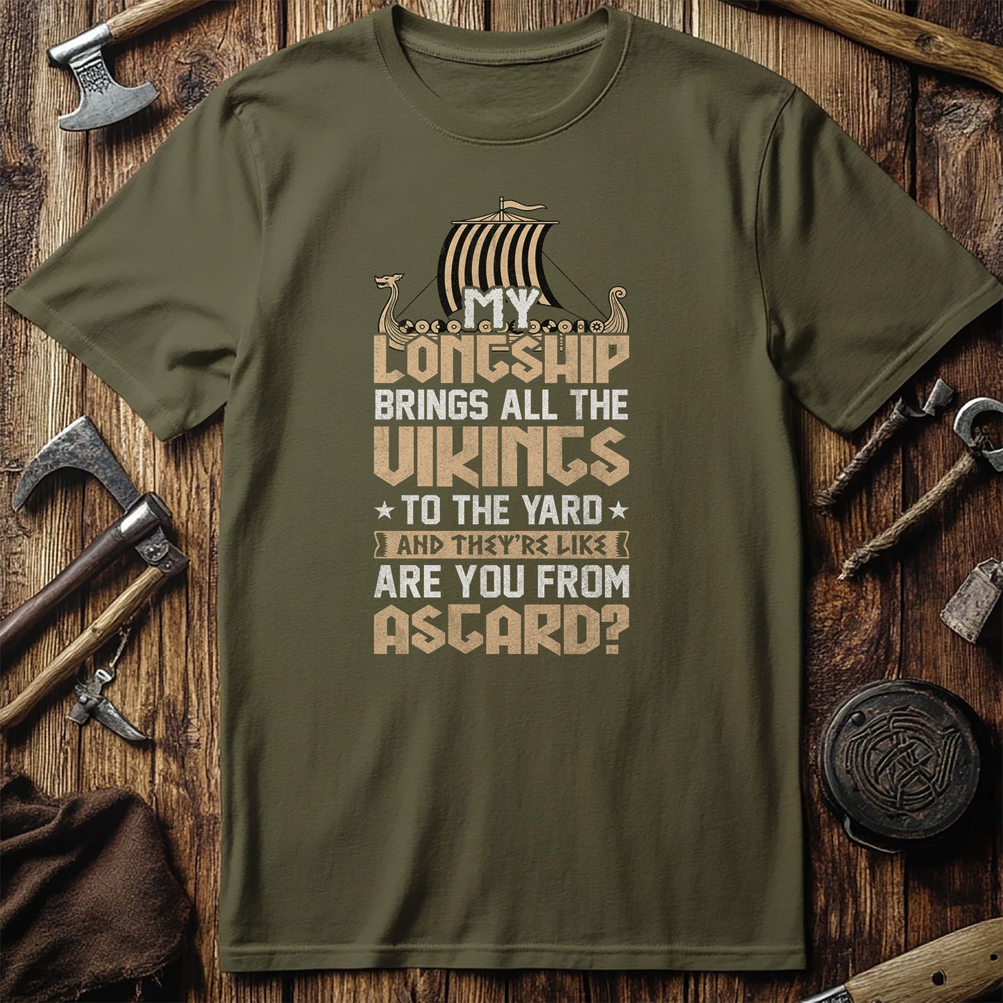 My Longship Brings All The Vikings T-Shirt