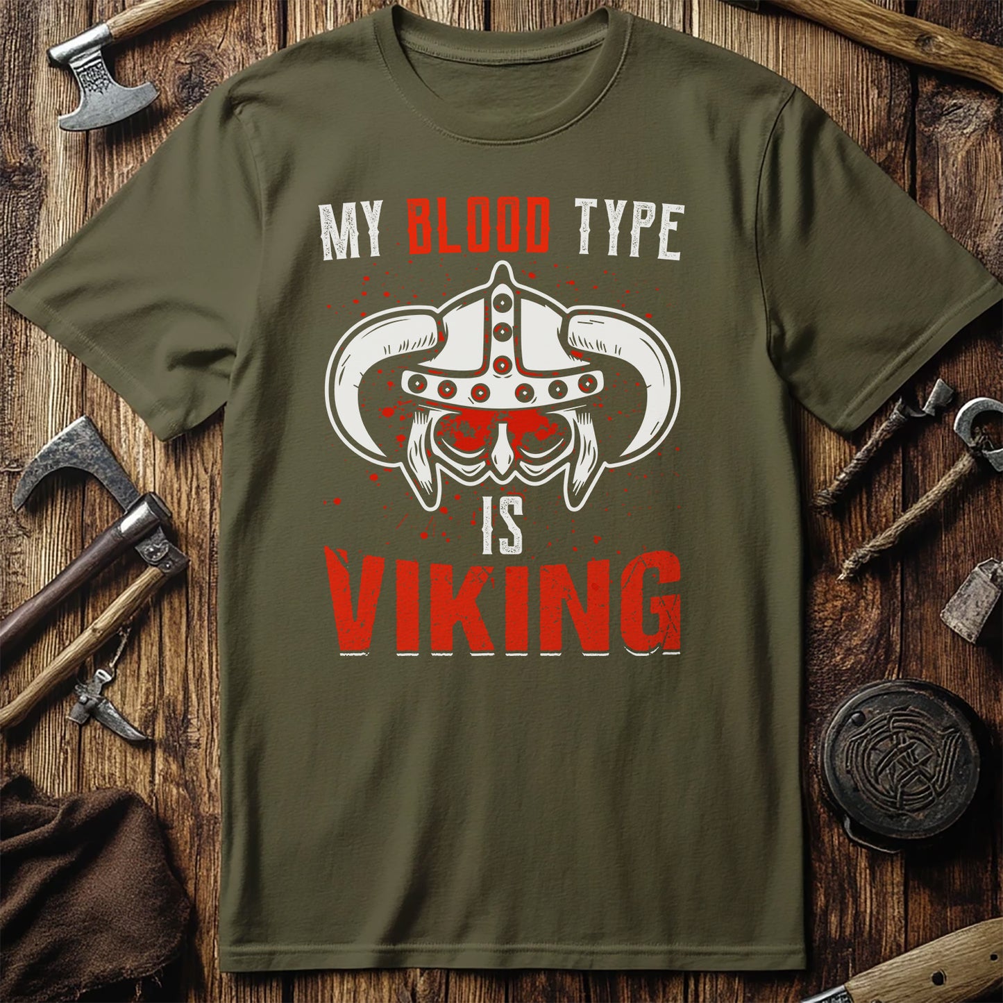 My Blood Type is Viking T-Shirt