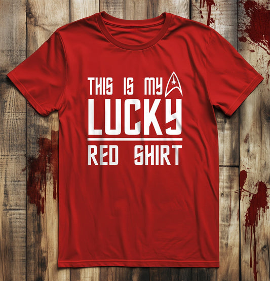 Red Shirt 5 My Lucky T-Shirt