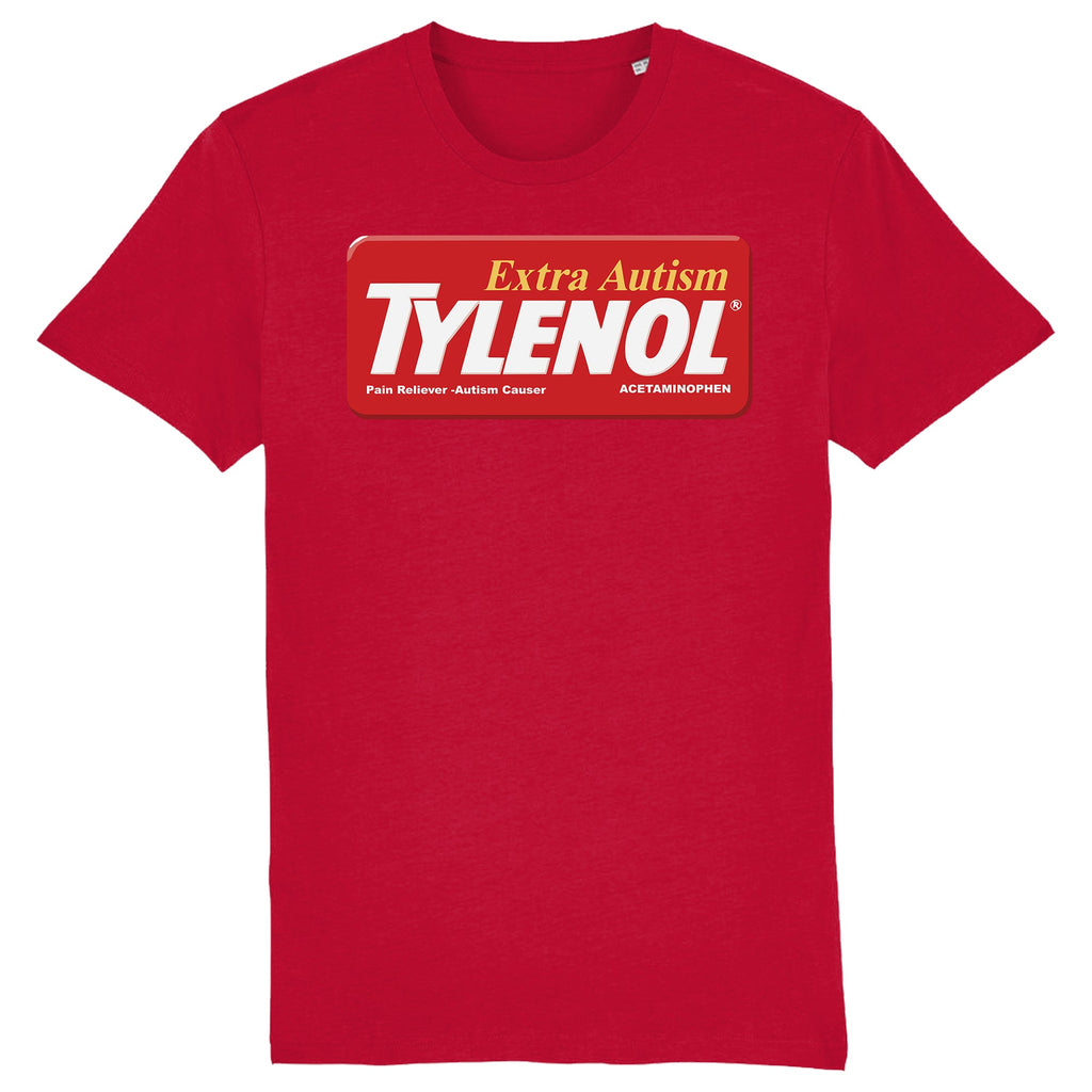 Tylenol Extra Autism Paracetamol Trump Funny T-Shirt US