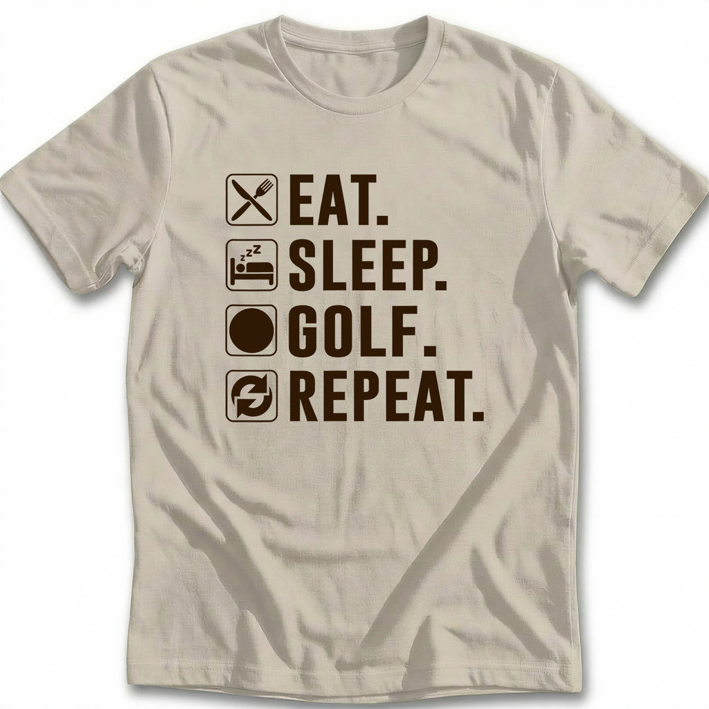 EAT SLEEP GOLF 028 T Shirt
