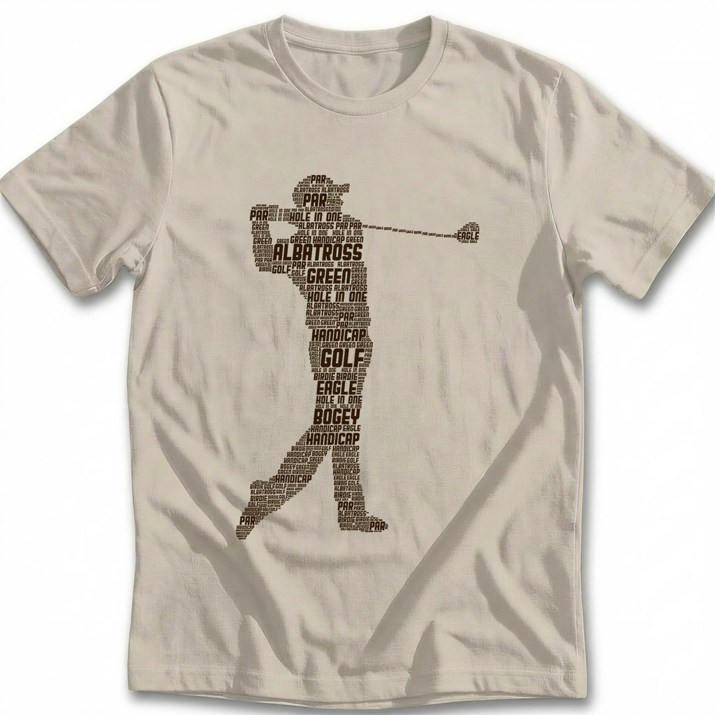 GOLF GOLFER TEXT 028 T Shirt