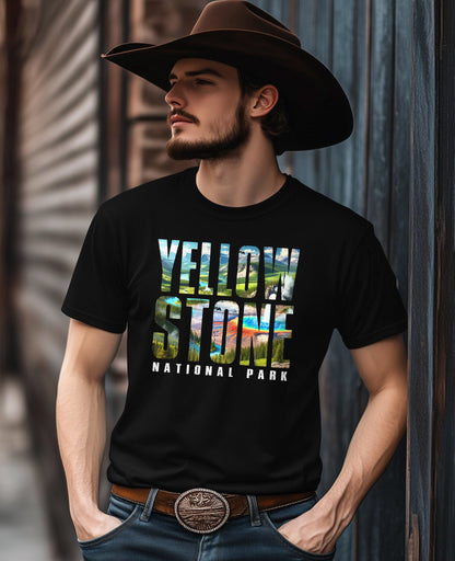 Yellowstone Text Fill
