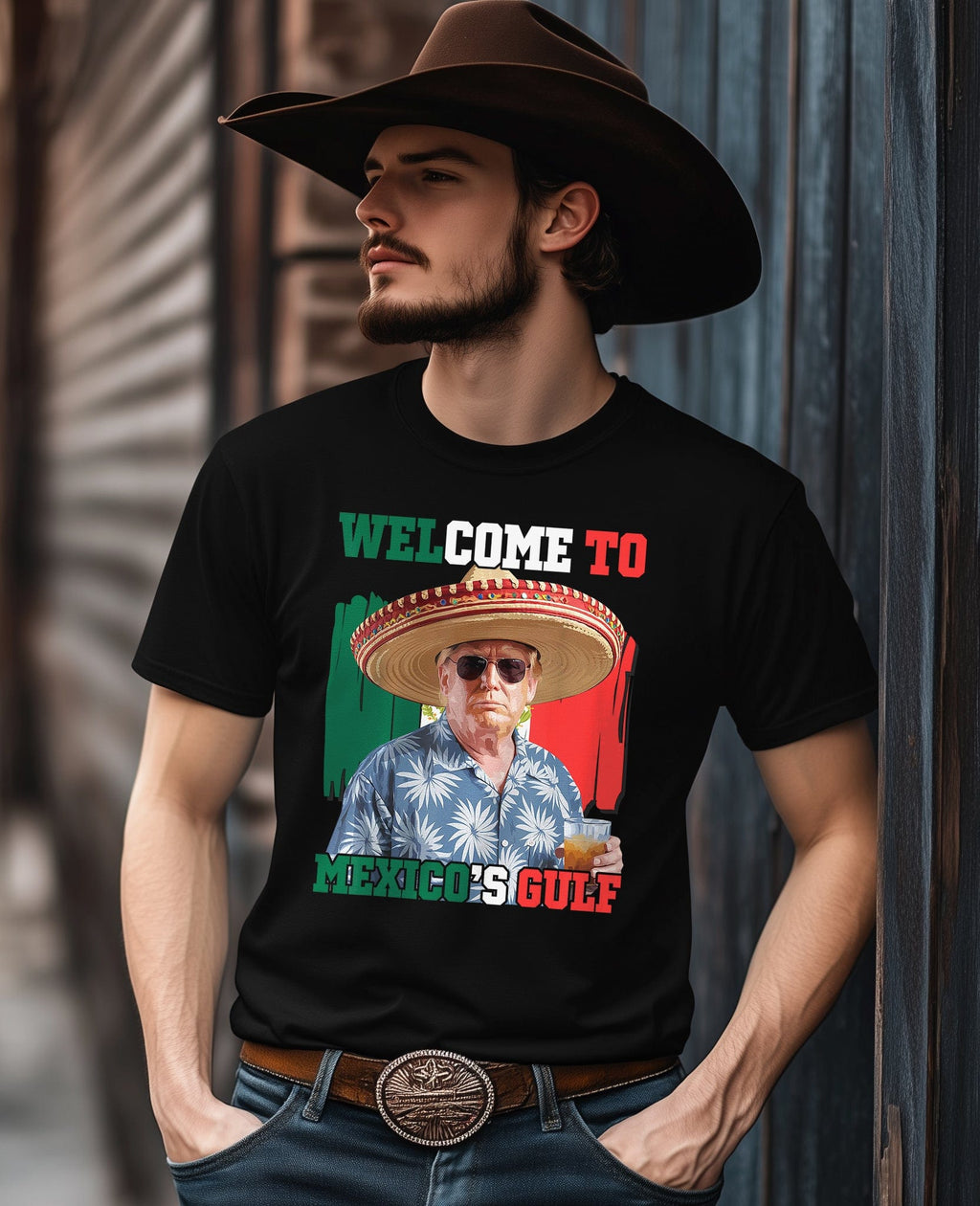 Trump Mexico Sombrero T-Shirt