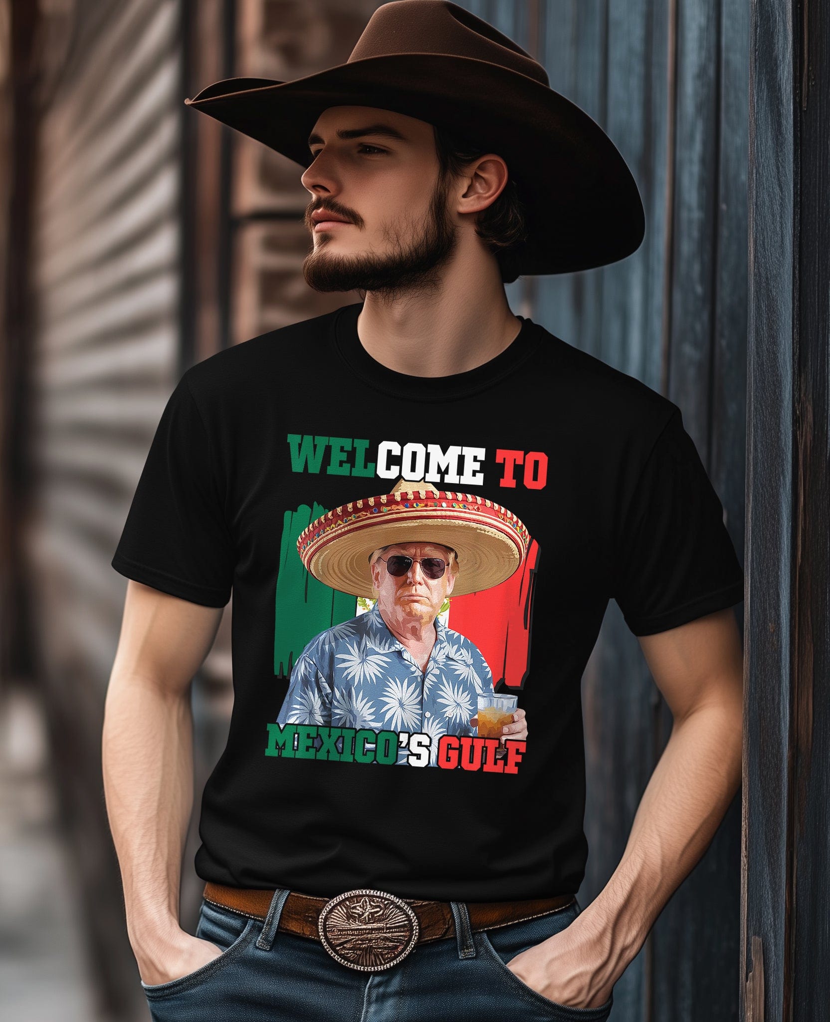 Trump Mexico Sombrero T-Shirt