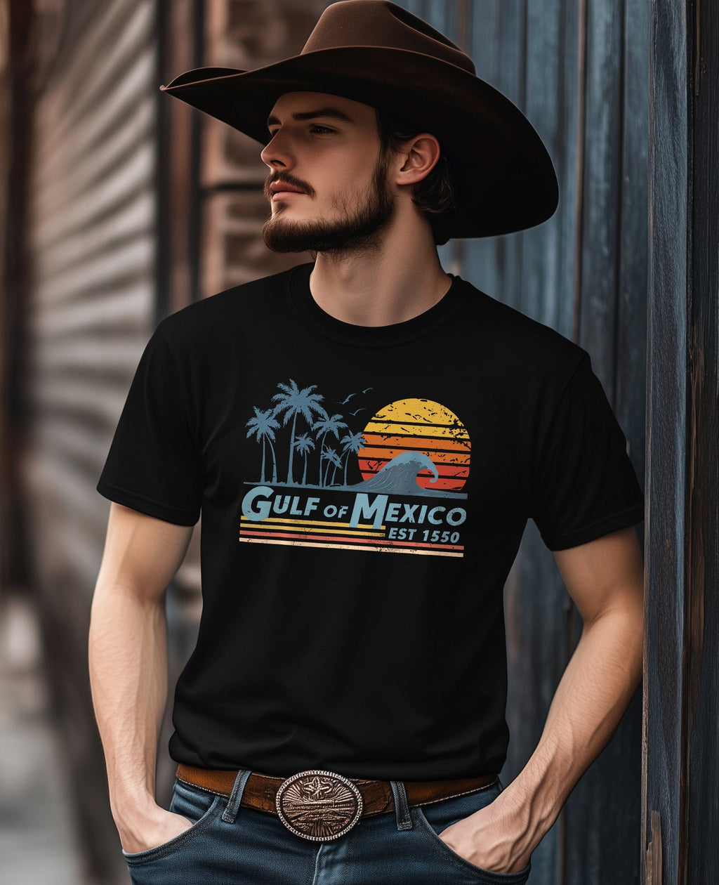 Gulf Of Mexico Palms T-Shirt