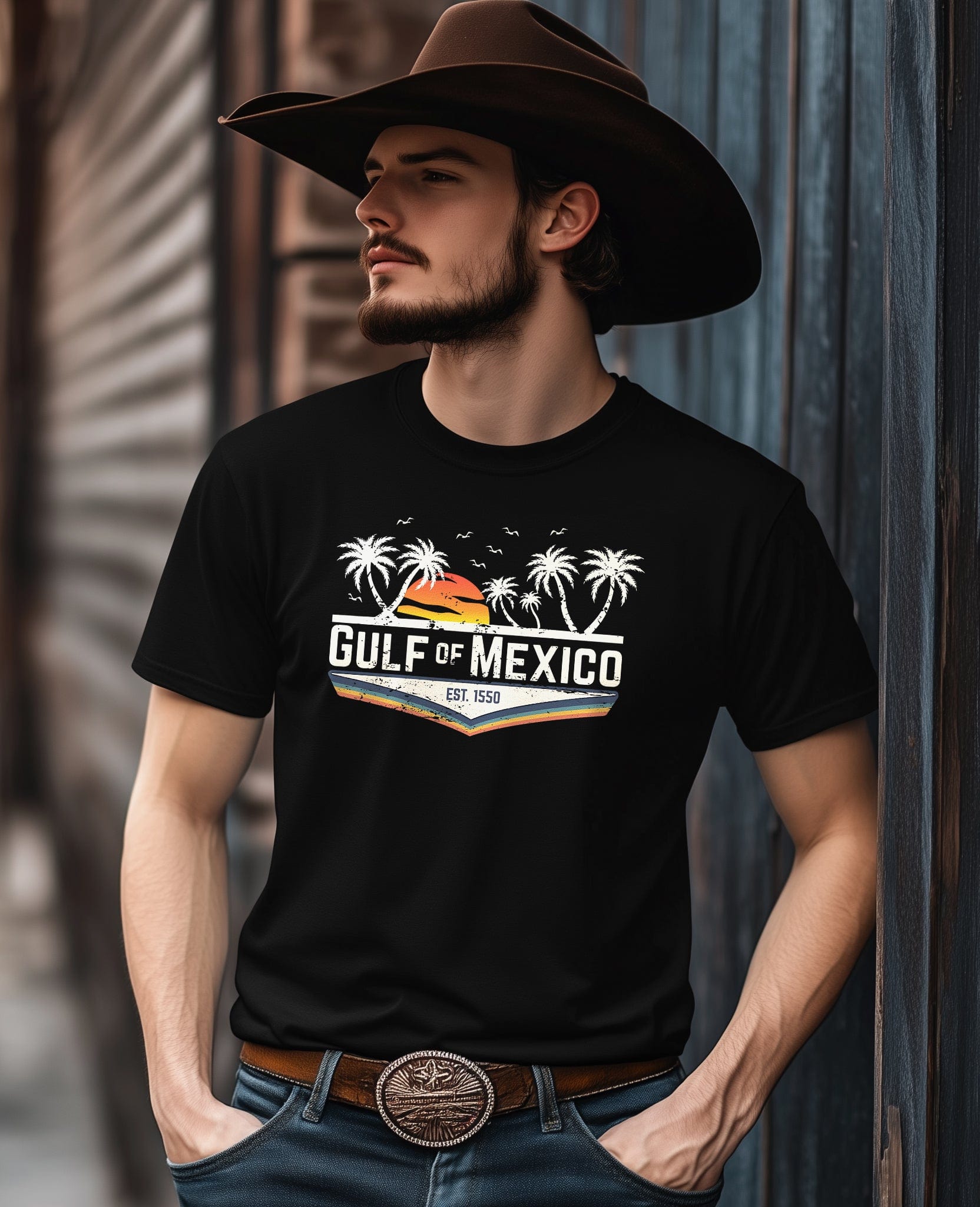 Gulf Of Mexico Retro T-Shirt