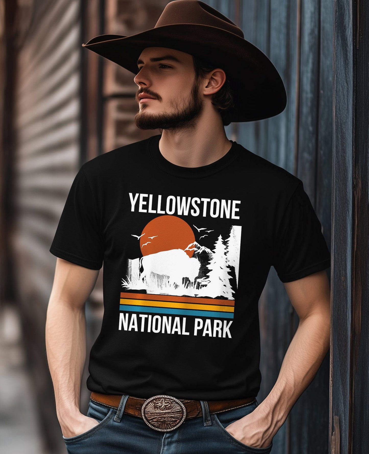 Yellowstone Park Retro 2 T-Shirt