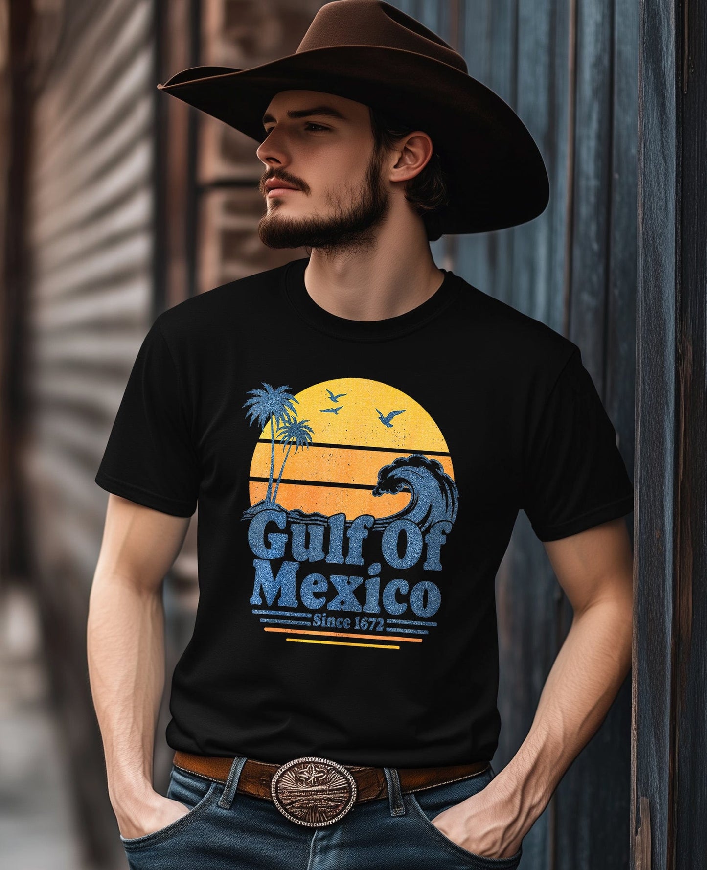 Mexico Since 1672 Sunset T-Shirt