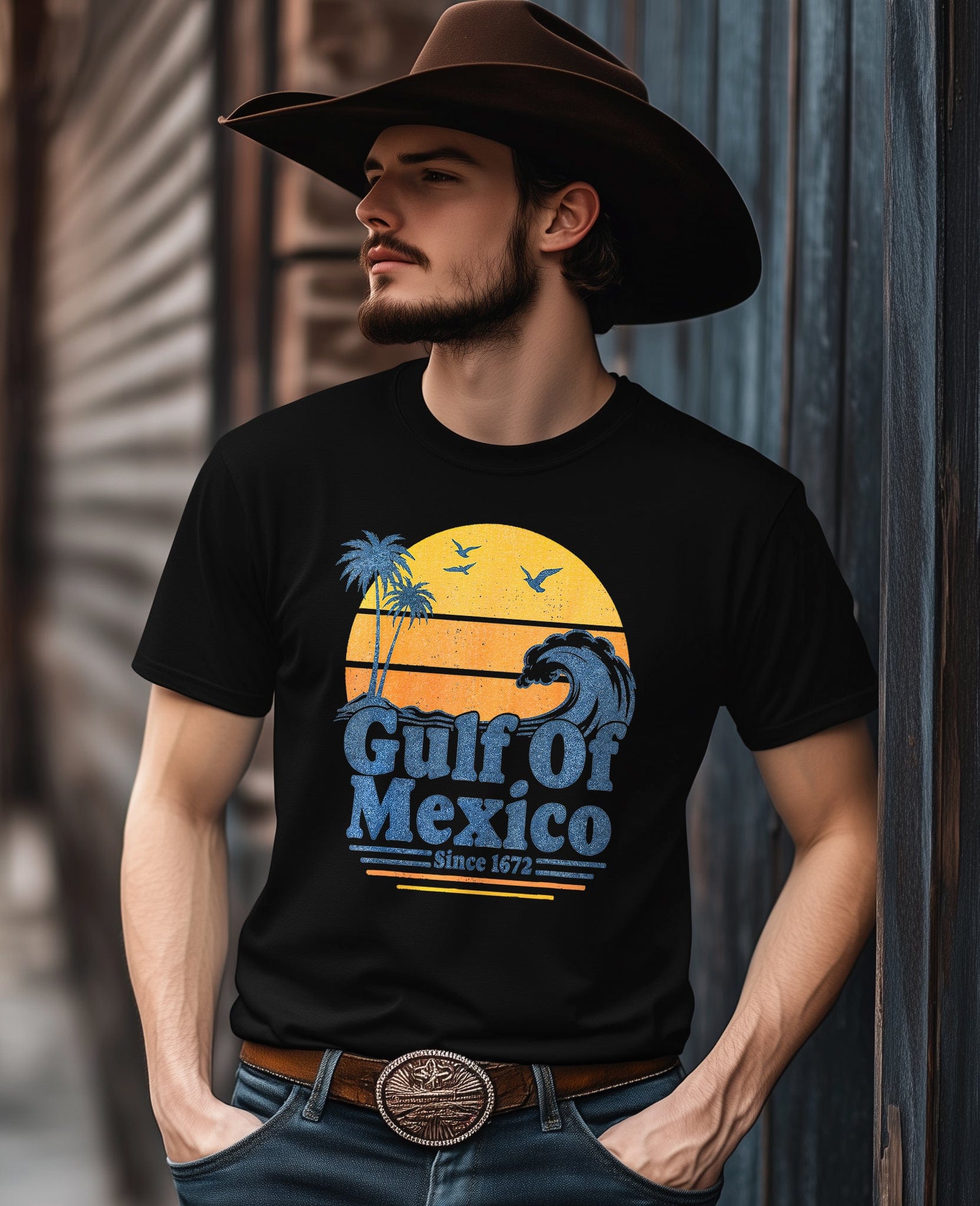 Mexico Since 1672 Sunset T-Shirt