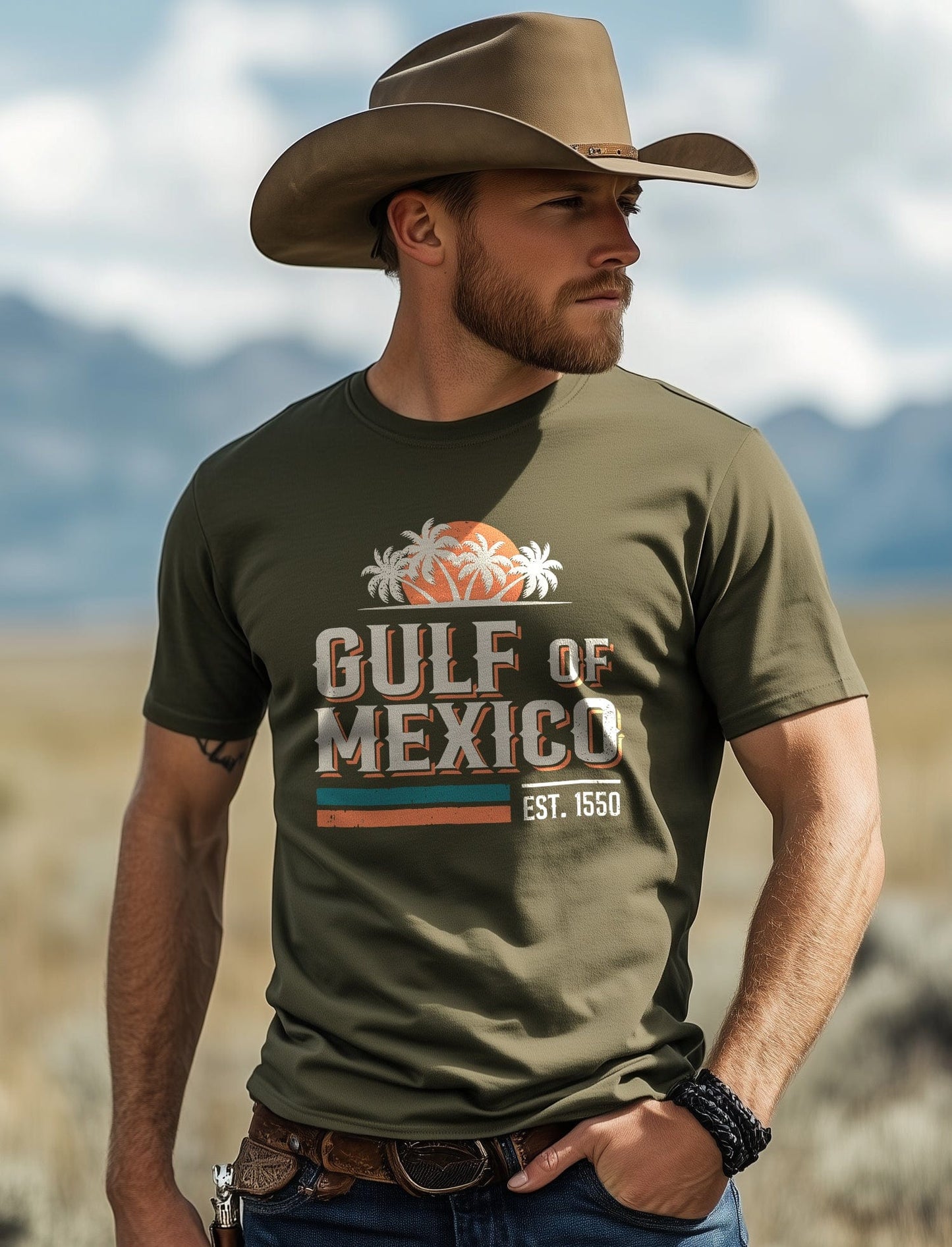 Gulf Mexico est 1550 T-Shirt
