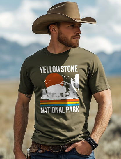 Yellowstone Park Retro 2 T-Shirt