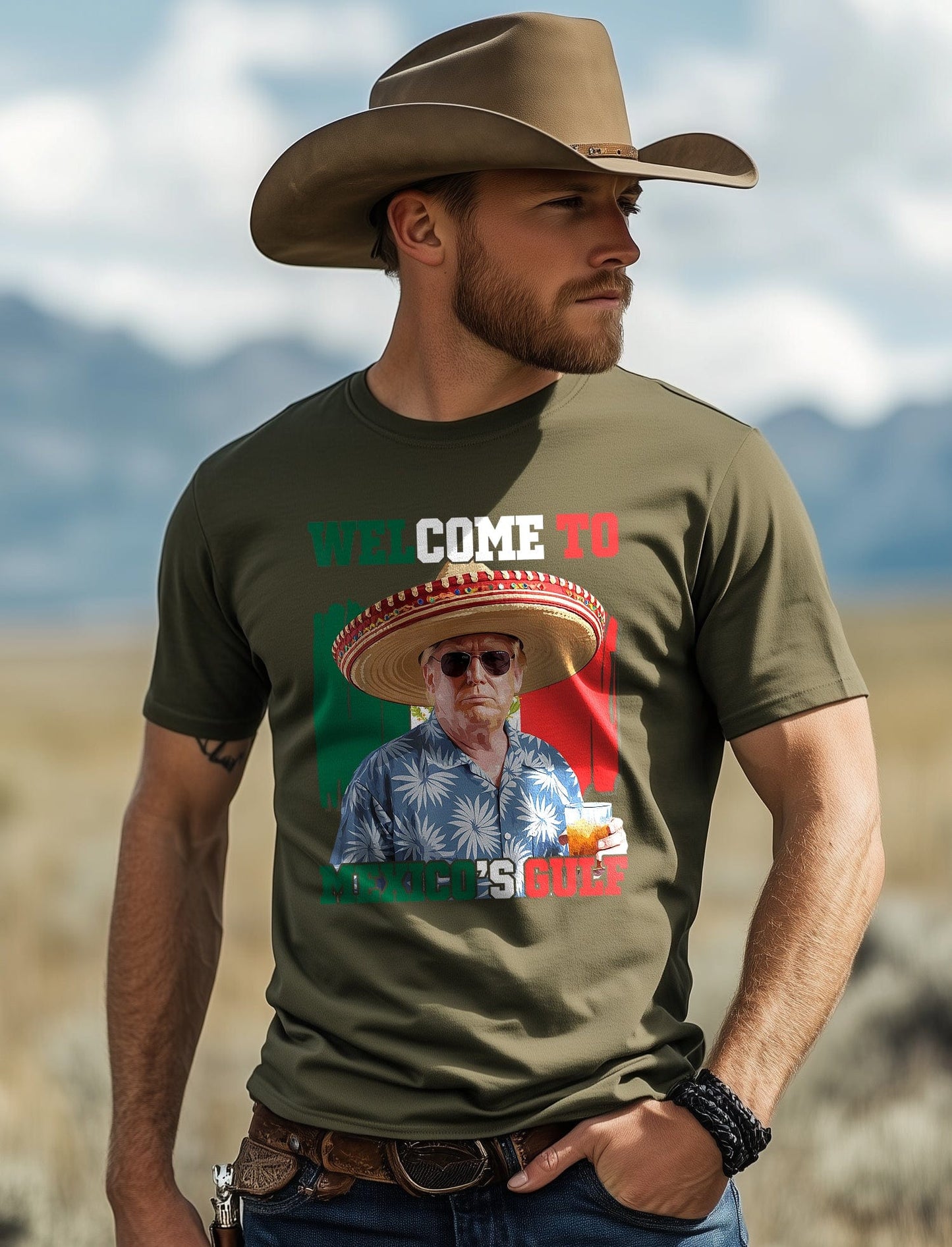 Trump Mexico Sombrero T-Shirt