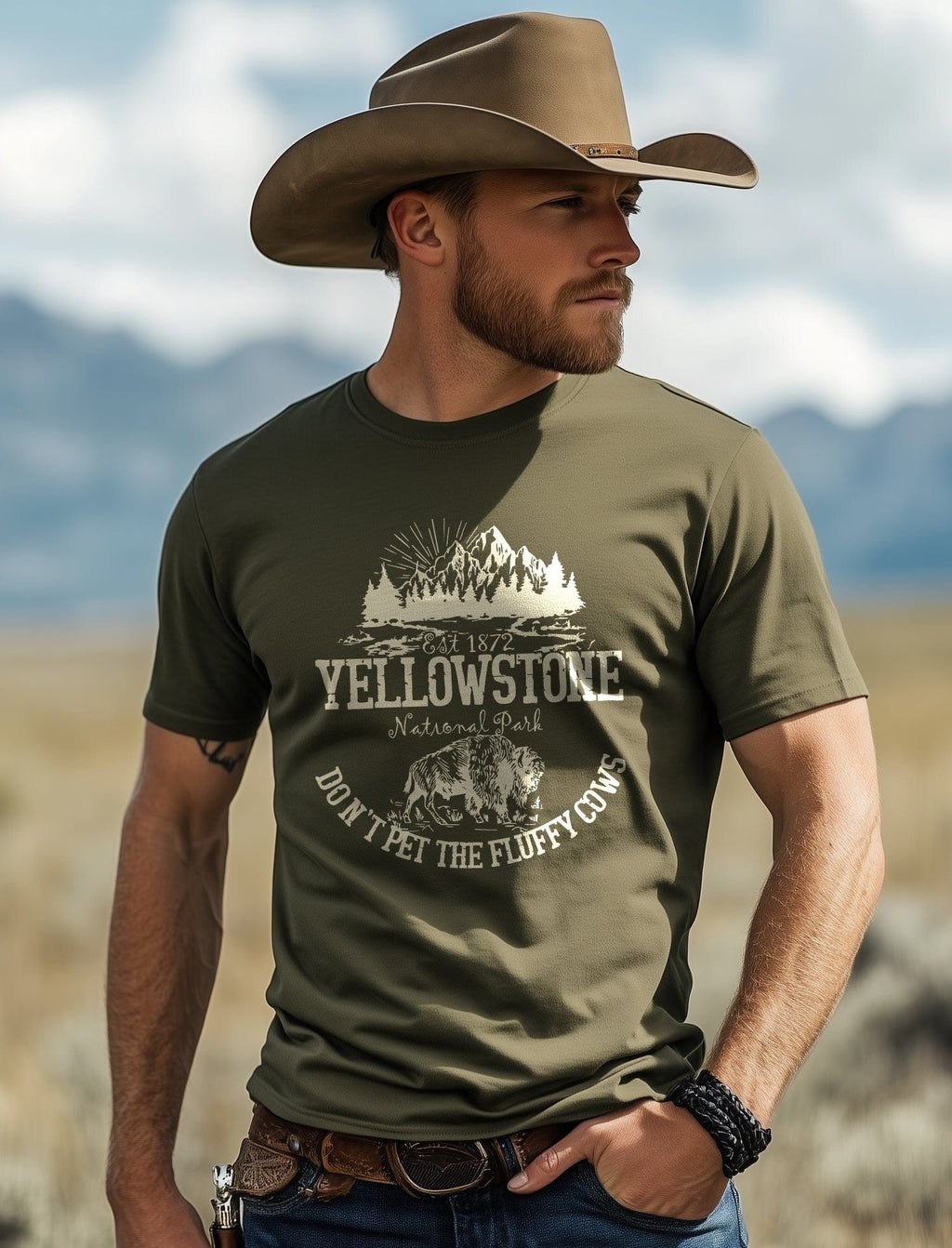 Yellowstone Fluffy Cows T-Shirt