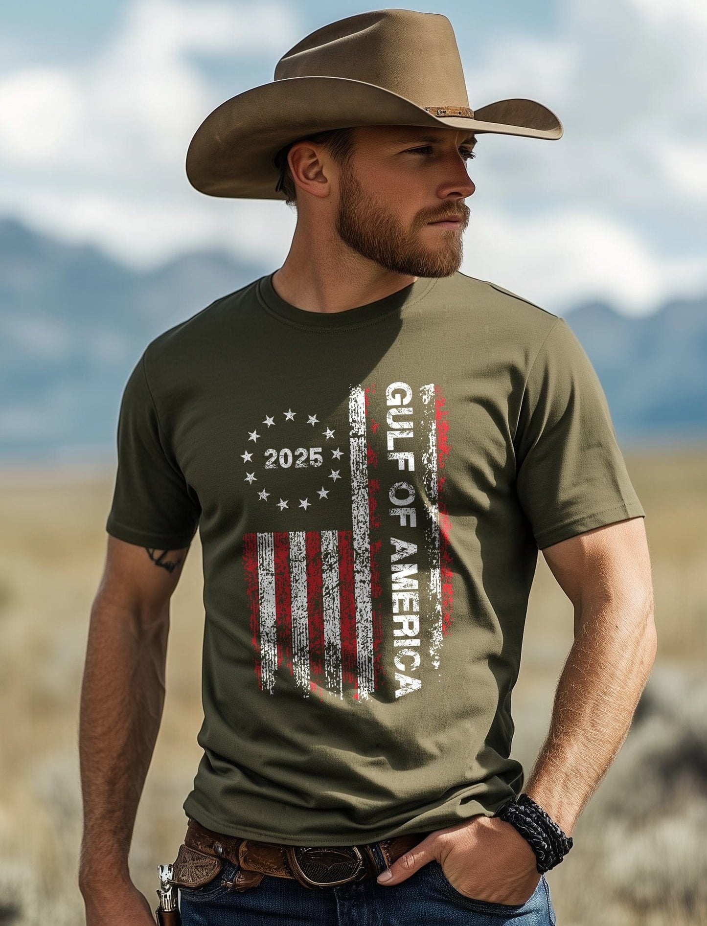 Gulf Of America Flag T-Shirt