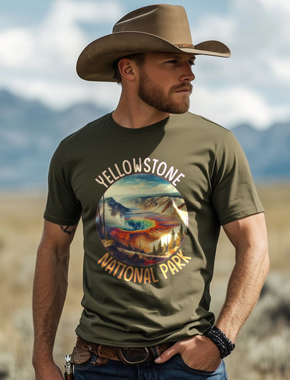 Yellowstone Park Circle T-Shirt