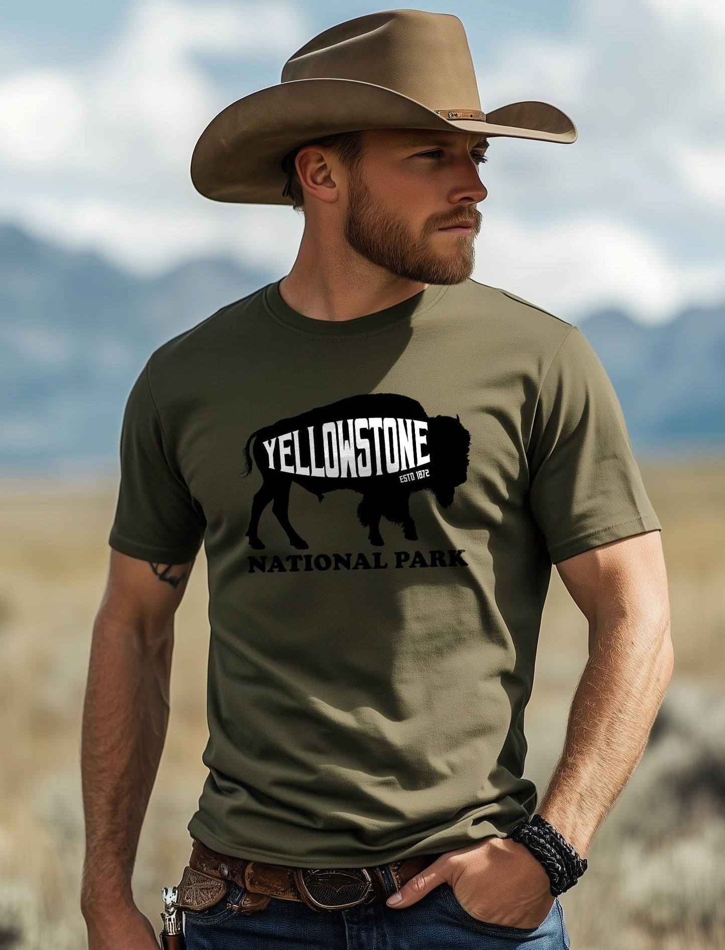 Yellowstone Buffalo Dark T-Shirt