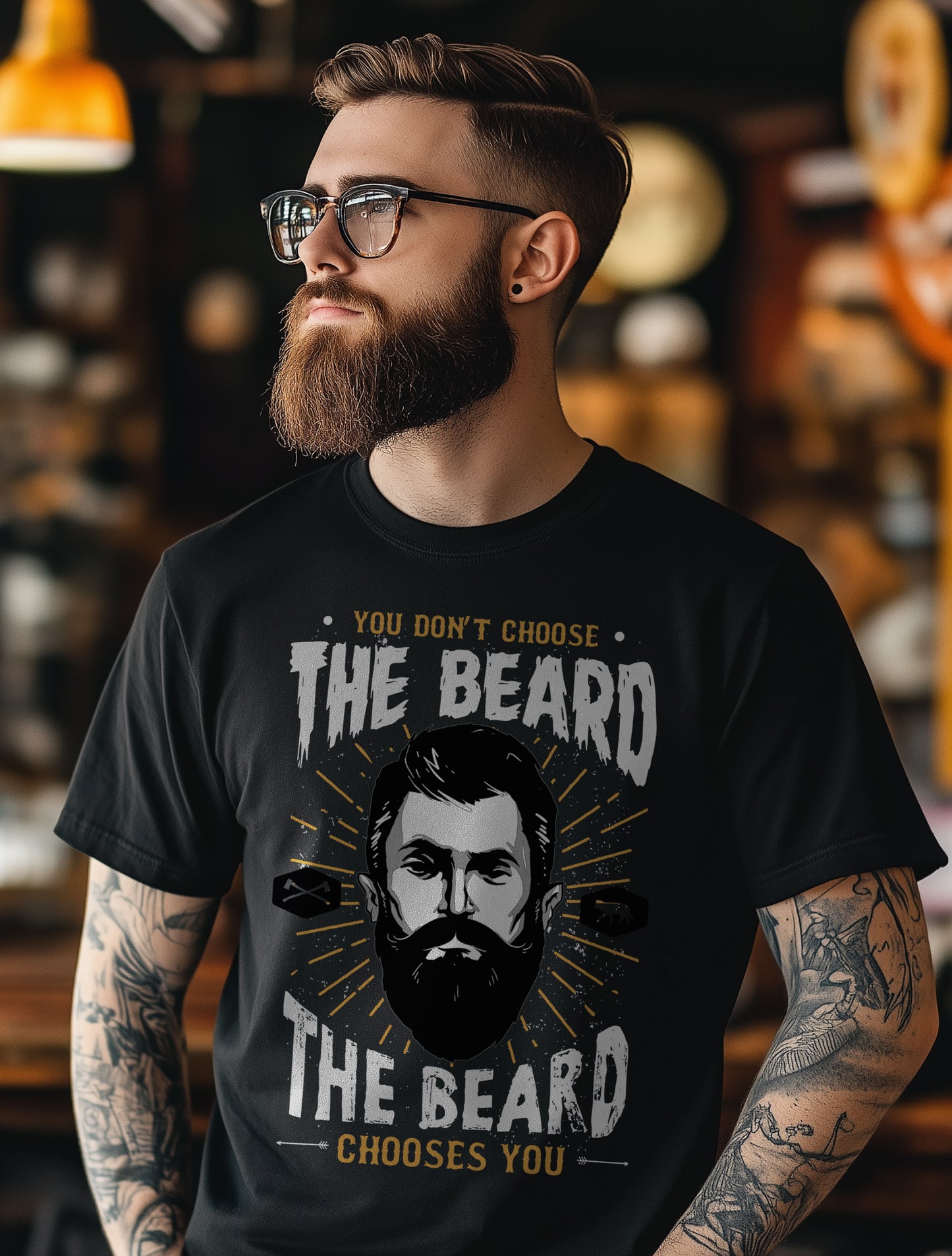You Don't Choose the Beard T-Shirt