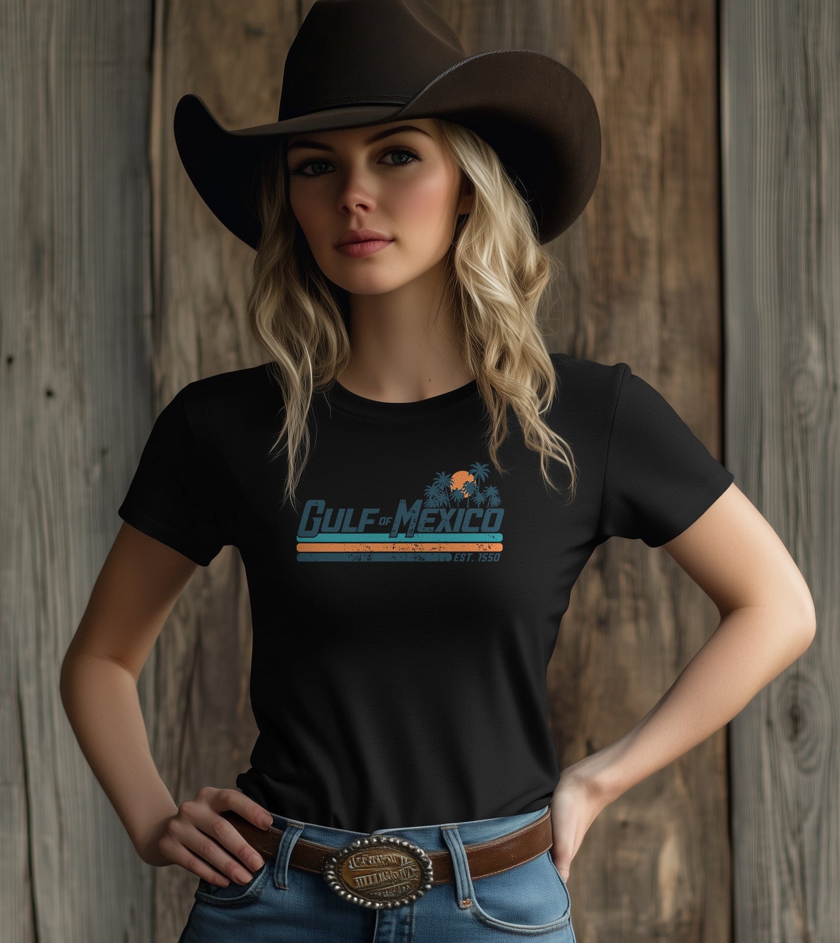 Gulf Of Mexico Top Dark 1 T-Shirt